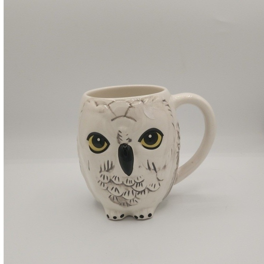 Harry Potter white owl LARGE Mug Hedwig Double Sided